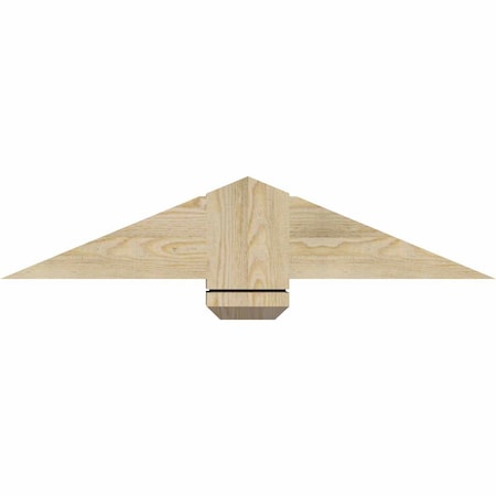 Ekena Millwork Eugene Rough Sawn Timber Gable Bracket, Douglas Fir, 36"W x 7"H x 4"D x 6"F, 5/12 Pitch GBW036X07X0406EUG00RDF